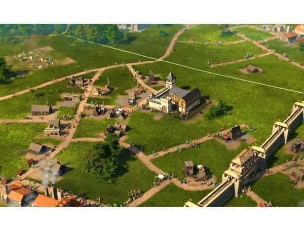 Screenshot of a small village in a countryside