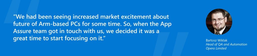 Developer quote and thumbnail photo