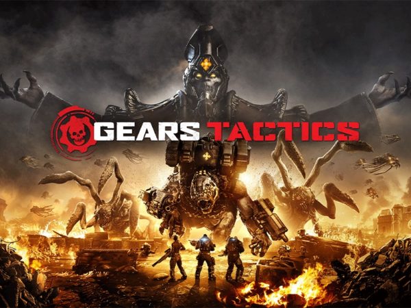 Giant beast looks over soldiers