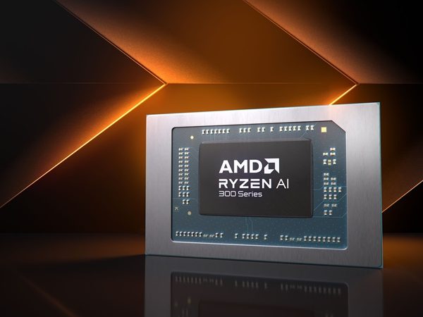 AMD Ryzen chip close up