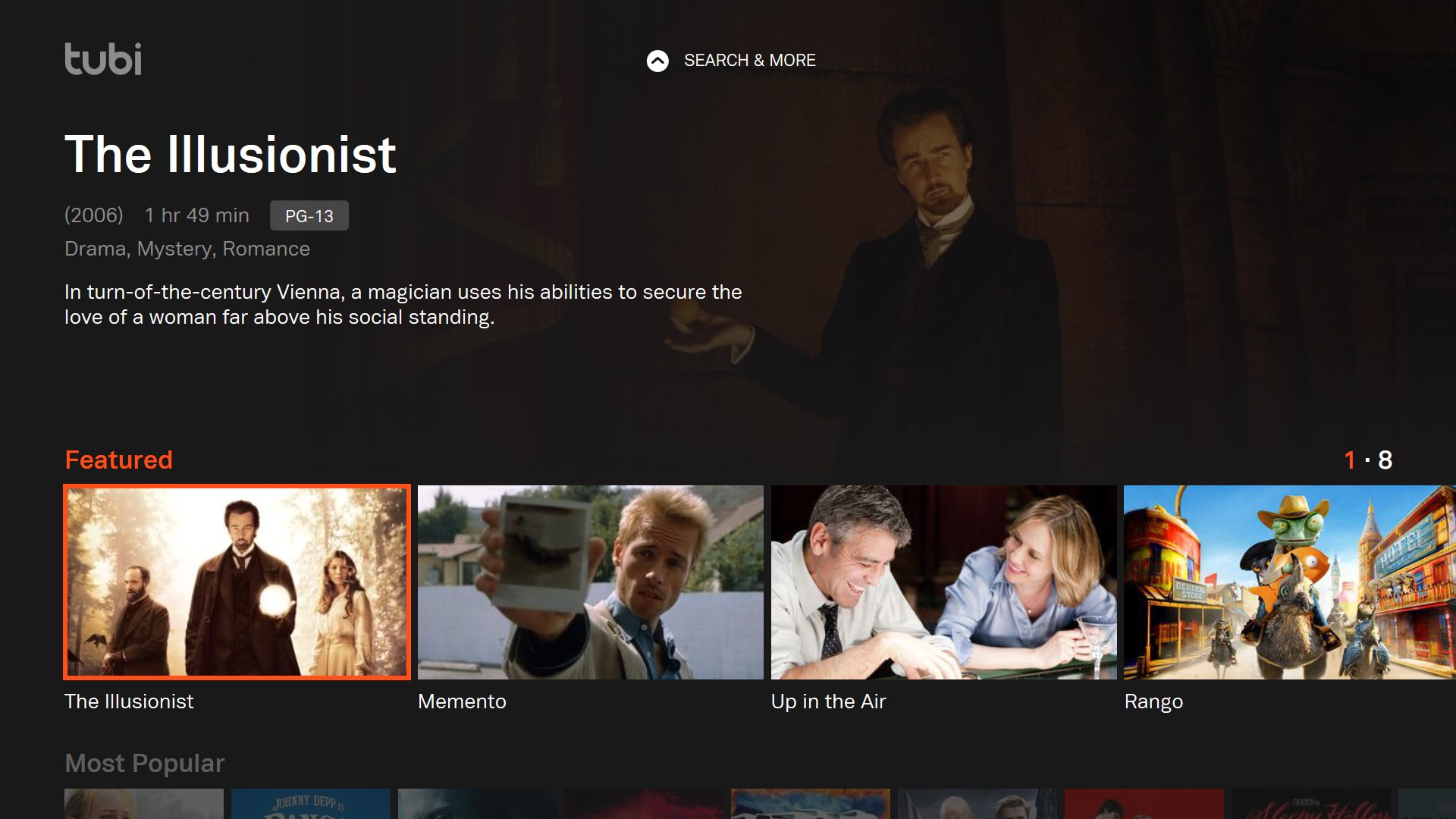 Microsoft Store Editor’s Choice Awards Finalist - Entertainment and Video: Tubi