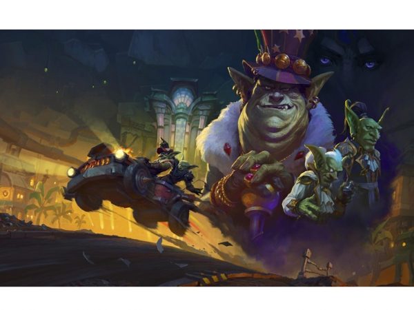 Goblin looming over car going at high speed