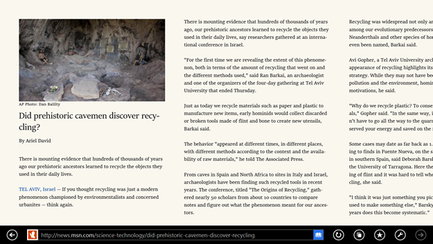 5 - reading view after