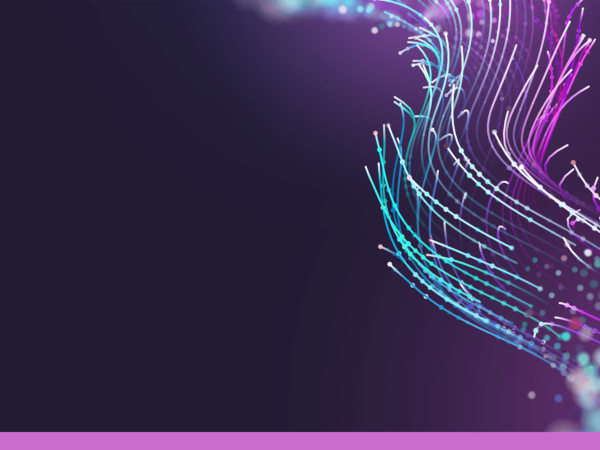 Colored tracers against a dark background.