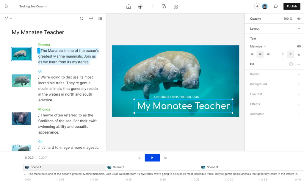 Winner of the editors choice creativity category Descript!