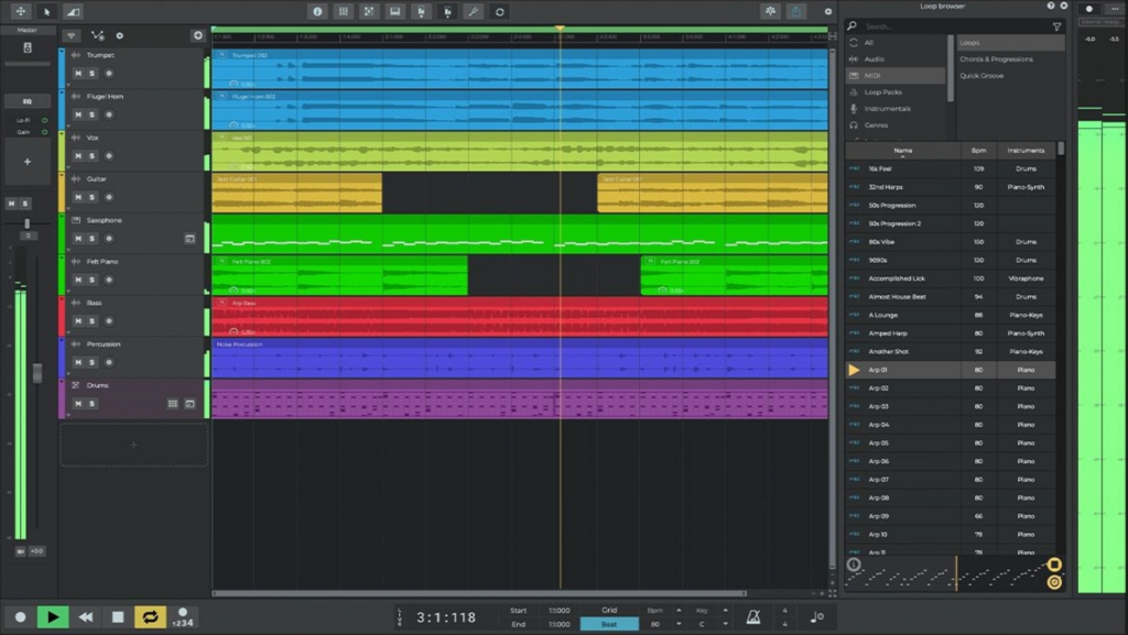 n-Track Studio screenshot.