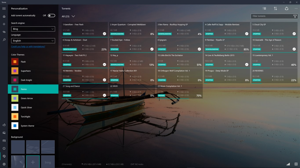 Winner of the Utilities & Tools category Torrex!