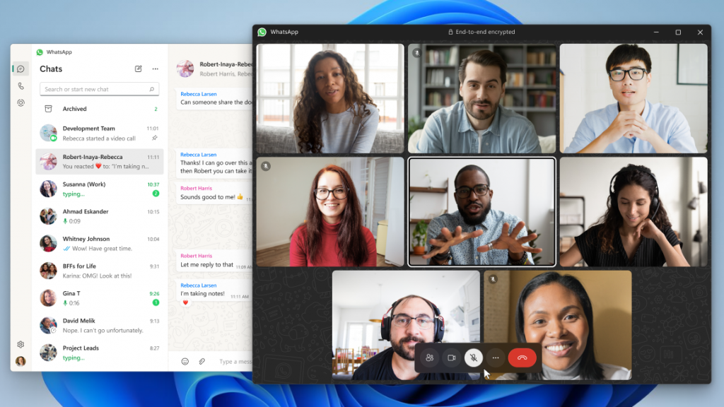 Winner of the editors choice best integration with Windows category WhatsApp!