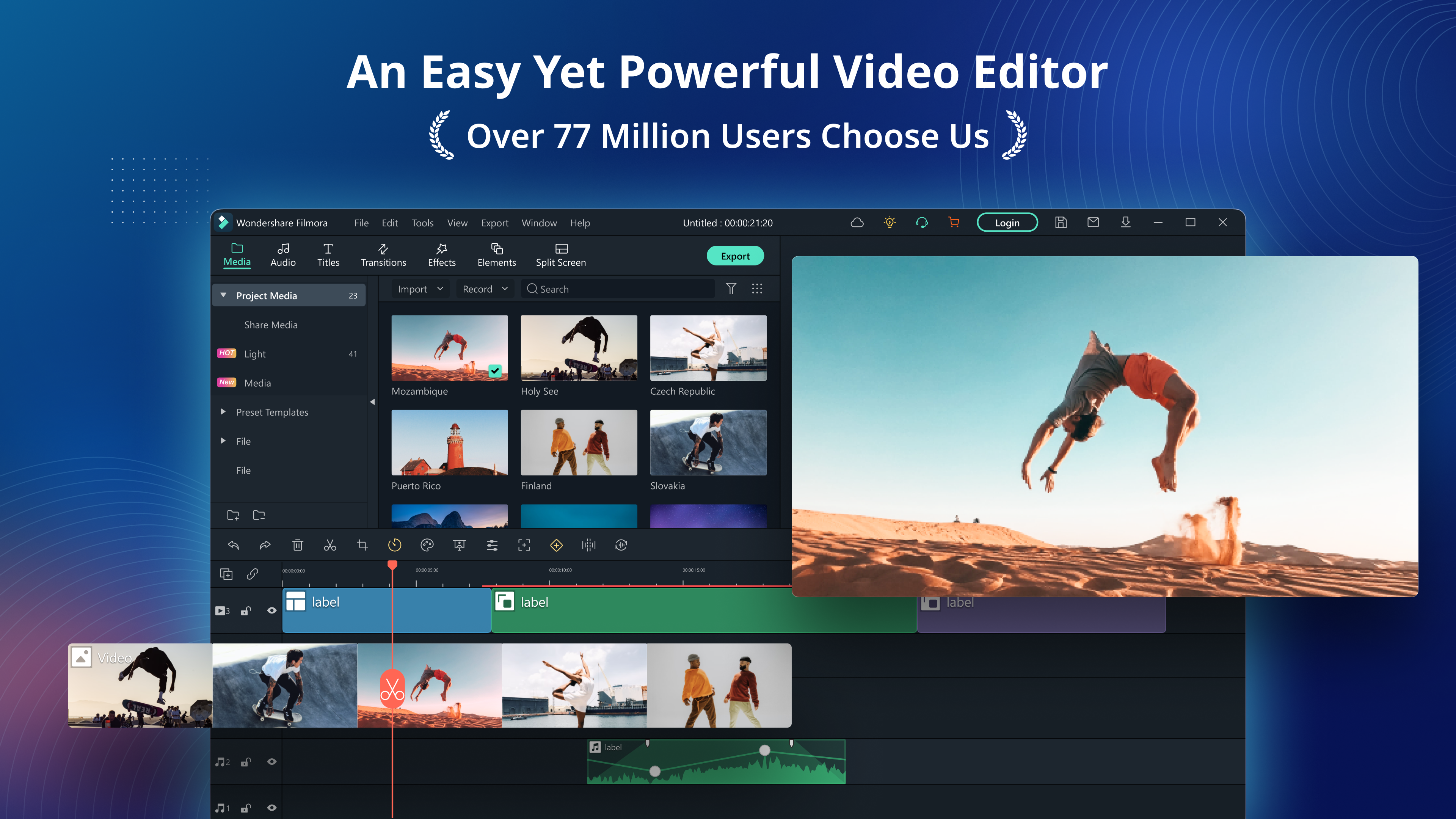 Microsoft Store Editor’s Choice Awards Winner - Creativity Audio and Video: Wondershare Filmora  